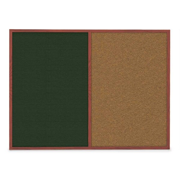 Sliding Door Indoor Enclosed Corkboard, 3
